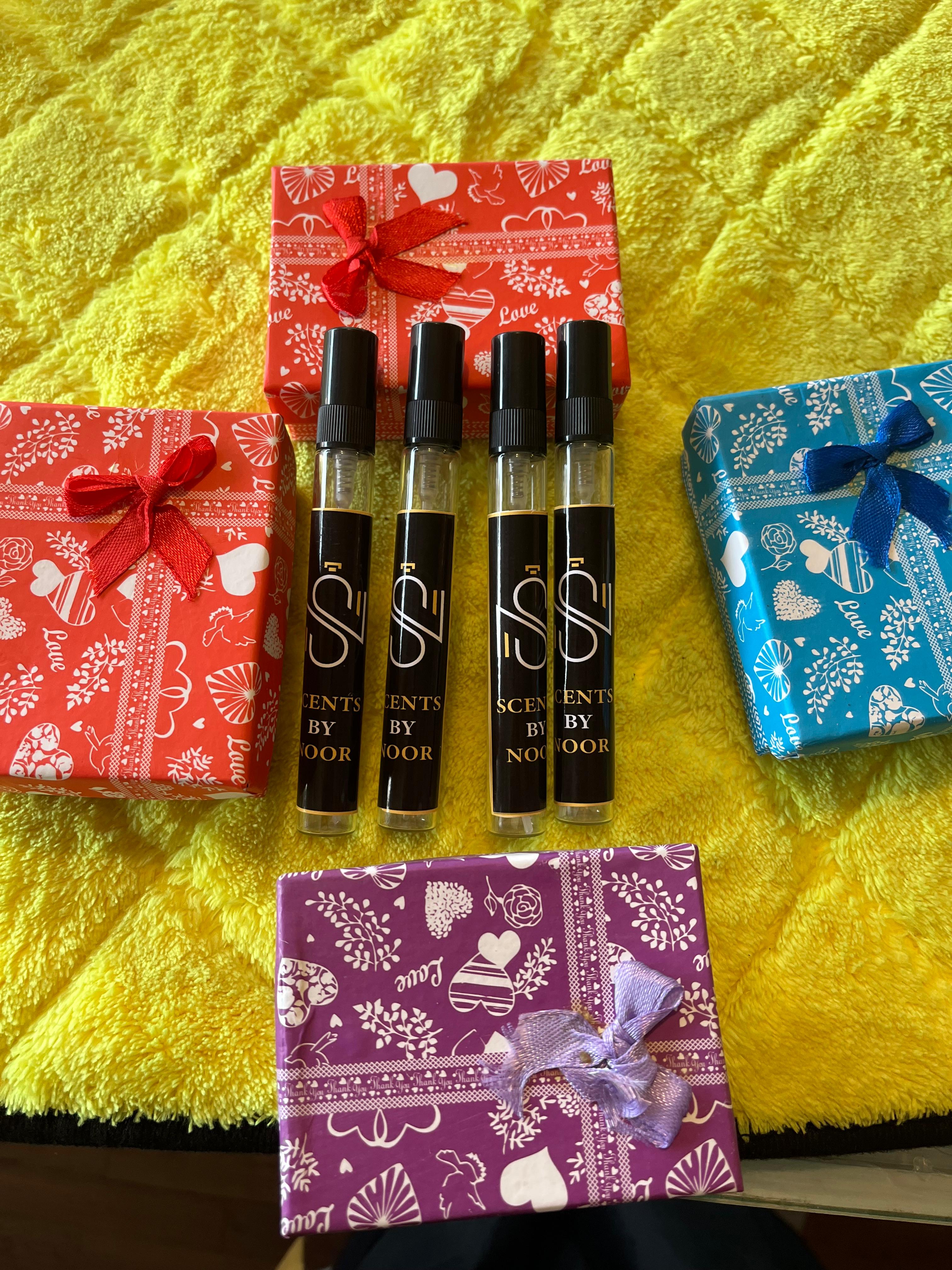 4-Piece Mini Perfume Set (10ml Each)